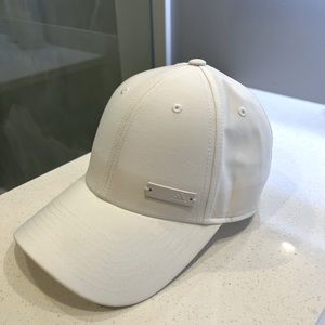White Adidas Baseball Hat